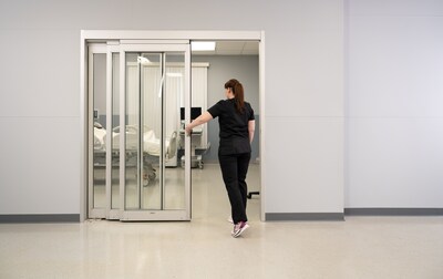 STANLEY Access Technologies, part of the Allegion family of brands and leading provider of automatic door solutions and service, today announced the launch of ProCare™ 8500 and 8500A 3-Panel Telescoping ICU Door.