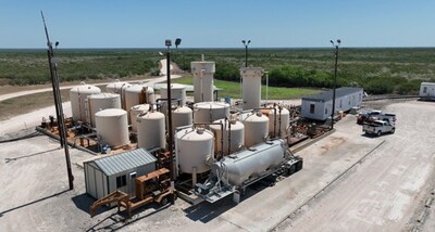 UEC's Fully Operational and Past Producing Palangana Ion Exchange Facility, South Texas (CNW Group/Uranium Energy Corp)