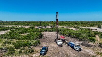 2023 Drilling program at UEC's Burke Hollow ISR Project, South Texas (CNW Group/Uranium Energy Corp)