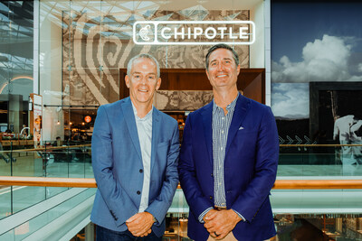 Chipotle Chairman and CEO Brian Niccol joins Alshaya Group CEO John Hadden to sign Company's first-ever development agreement