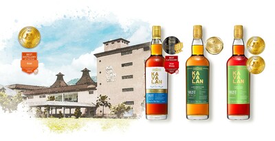 Kavalan dominates the whisky competitions of 2023, winning 'Best Asian Distillery' at TWSC, 'Best of Class Other Single Malt' at SFWSC, and 'Distillery of the Year' at IWC.