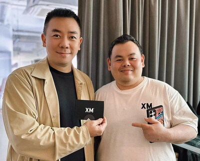 [[Left] AIOX Chairman Marc Lin, [Right] XM Studios Co-founder and CEO Ben Ang]