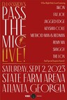 "DJ CASSIDY'S PASS THE MIC LIVE!" UNITES NEW YORK ICONIC HIP HOP &amp; R&amp;B SUPERSTARS AT STATE FARM ARENA IN ATLANTA, GA ON SATURDAY, SEPTEMBER 2ND, 2023