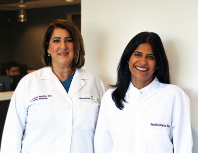 Andrea Murchie, MD (left), a primary care physician with MemorialCare Medical Group, and Deepika Dhama, DDS, a general dentist and owner of Culver Smiles Dentistry, a PDS-supported practice.