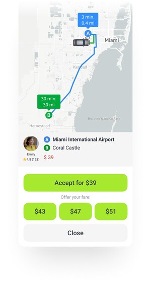 Global Rideshare Leader inDrive Launches in the U.S., Bringing Name-Your-Price Model to Consumers and Drivers
