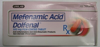 Dolfenal Mefenamic Acid (CNW Group/Health Canada)