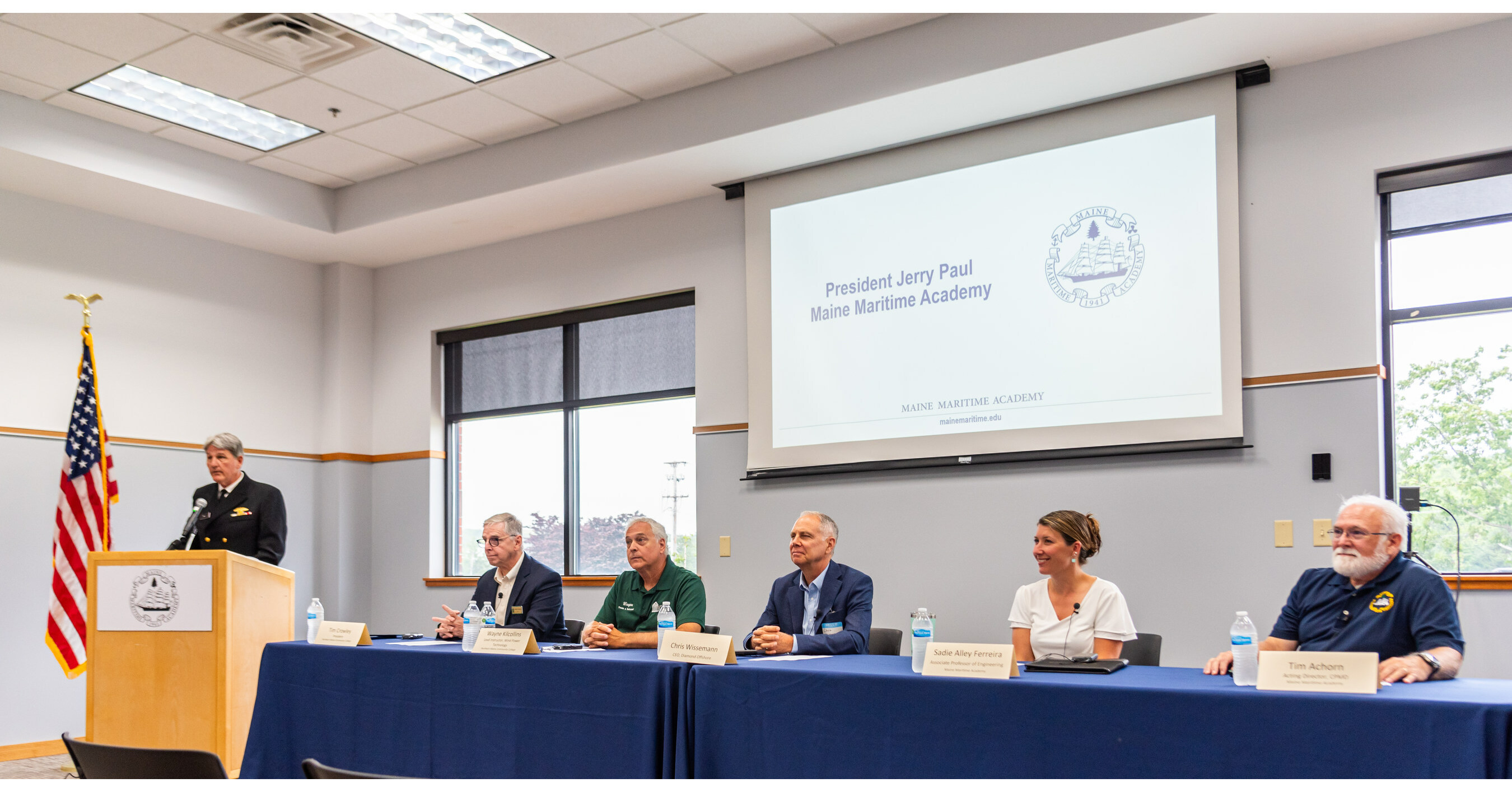 Maine Community College System, Maine Maritime Academy and Diamond Offshore  Wind Announce Training Partnership