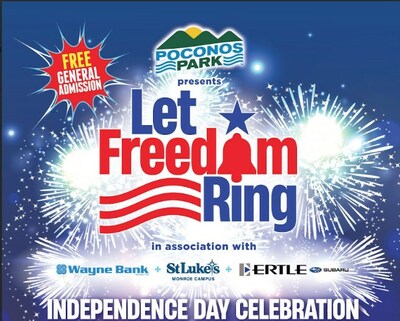 Let Freedom Ring is the Poconos Premiere Family Friendly freedom celebration located at Poconos Park in Bushkill, PA.