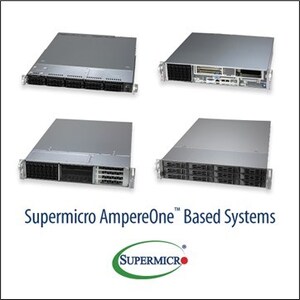 Supermicro voegt 192-core ARM CPU-gebaseerde laagvermogen-servers toe aan zijn brede gamma van werklastgeoptimaliseerde servers en opslagsystemen