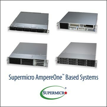Supermicro adiciona servidores de baixo consumo com base em CPU de 192 núcleos ARM à sua ampla gama de servidores otimizados para carga de trabalho e sistemas de armazenamento
