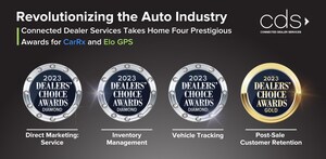Connected Dealer Services Shines Bright with Four Wins at the Dealers' Choice Awards