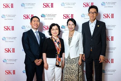 SK-II’s first-ever PITERA™ Science Expert Panel L-R: Dr. Gaku Tsuji, Dr. Xiang Lei Hong, Dr. Wu Yan, and Dr. Kenji Kabashima (PRNewsfoto/SK-II)