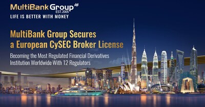 MultiBank Group Secure a European CySEC Broker License