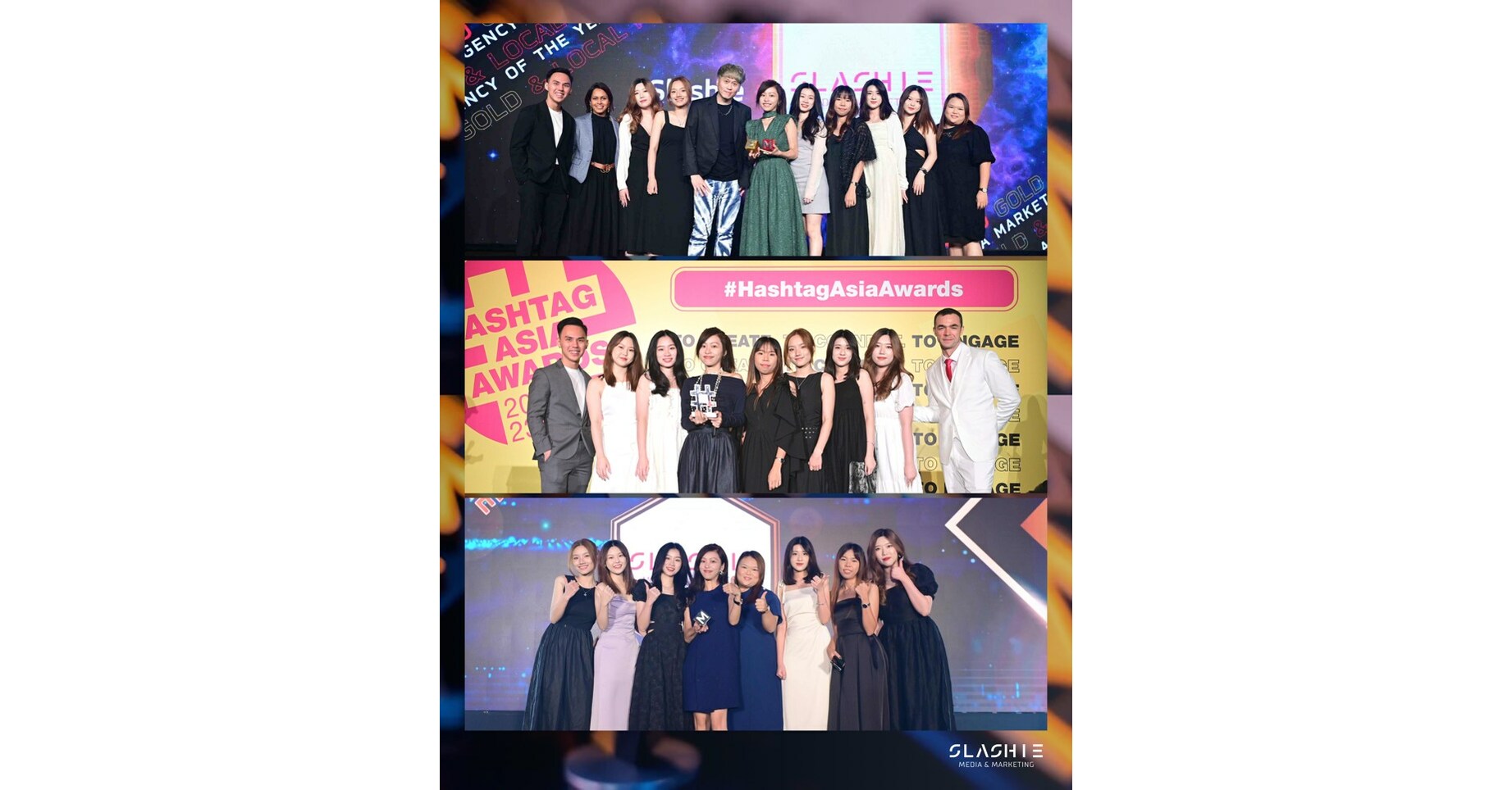 Slashie Media & Marketing Recognized with 12 Trophies at Asia Marketing Interactive Awards 2023