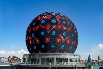 Unilumin Spherical Screen para la temporada 2022 de Riad (PRNewsfoto/Unilumin Group., Ltd.)