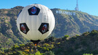 AC MILAN KICKS-OFF SOCCER CHAMPIONS TOUR 2023 WITH 92-FOOT-TALL SOCCER BALL HOT AIR BALLOON OVER THE HOLLYWOOD SIGN