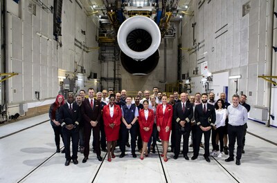 Virgin Atlantic will fly the world’s first 100% Sustainable Aviation Fuel (SAF) transatlantic flight on November 28, 2023 from London to NYC.