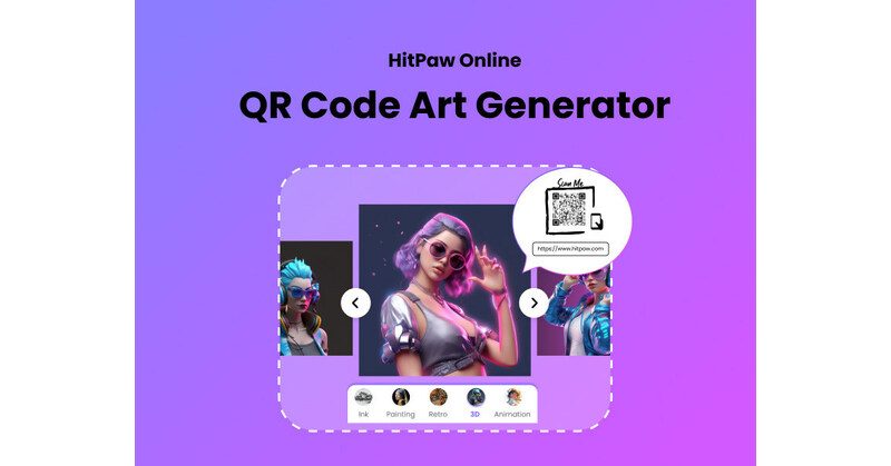 HitPaw Launches Online QR Code Art Generator: Creative QR Code Generator HitPaw Launches Online QR Code Art Generator: Creative QR Code Generator