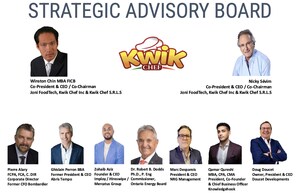 Kwik Chef ™ Inc. Appoints Mr. Ghislain Perron as Executive Vice President - North America -- Important Seed Round Funding from Mr. Ghislain Perron & Mr. Jean Turmel -- Nomination of Mr. Doug Doucet to the Strategic Advisory Board