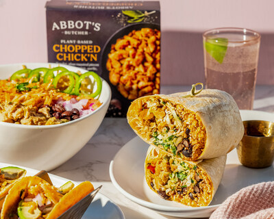 Abbot's Chopped Chick'n now available as a protein option at Tocaya Organica.