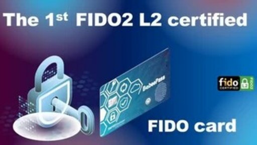 SmartDisplayer Taiwan Introduces FIDO L1 &amp; L2 Certified BobeePass FIDO 2nd Gen Card, Redefining Secure Access Control with its Card-Shaped Design