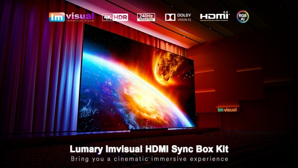 Lumary Zigbee Smart Recessed Lighting Imvisual HDMI Sync Box Kit
