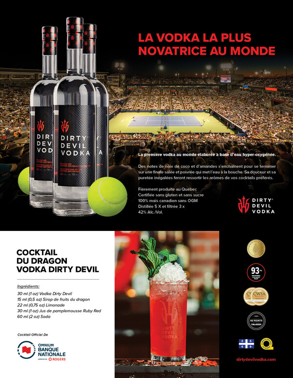 Dirty Devil Vodka® désignée la vodka officielle de l'Omnium Banque