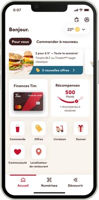Demandez la Carte de crédit Tim DÈS MAINTENANT et obtenez plus rapidement des cafés, des boissons et des aliments gratuits chez Tim Hortons  