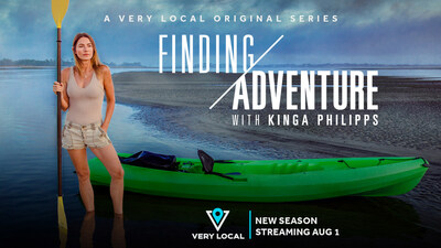 Season 3 of "Finding Adventure," hosted by Kinga Philipps, launches August 1, 2023 on the Very Local app