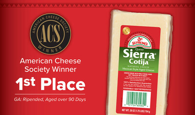 Sierra® Cotija Cheese, 1st Place