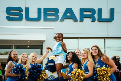 Quality Subaru (Wallingford, CT) partnered with Make-A-Wish® Connecticut to throw a cheer-themed party for Hamden resident Chloe, featuring performances from local cheer and dance teams.