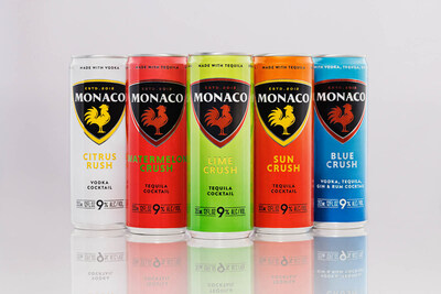 Monaco® Cocktails Unveils New Look as Brand Continues to Dominate Category Growth