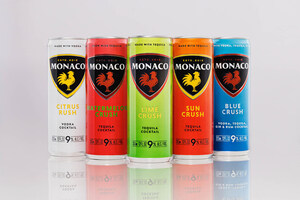 Monaco® Cocktails Unveils New Look as Brand Continues to Dominate Category Growth