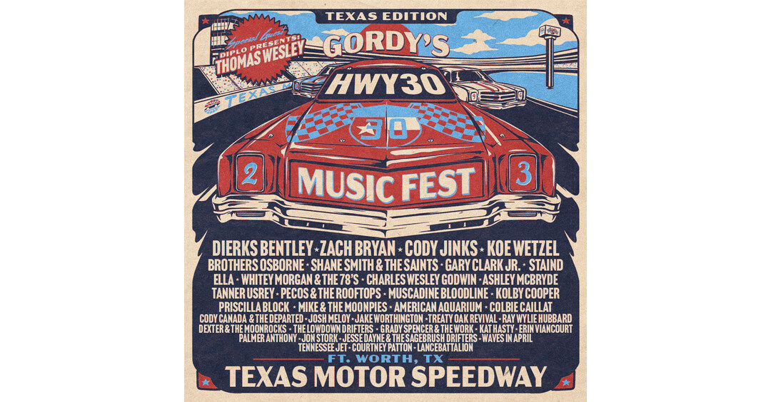 Gordy's Hwy 30 Music Fest Confirms Full Lineup for Inaugural Fort Worth