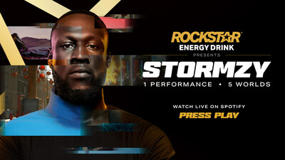STORMZY IGNITES GLOBAL STAGE WITH CUTTING-EDGE DIGITAL CONCERT BROUGHT TO LIFE BY ROCKSTAR ENERGY DRINK®