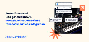 Roland Immediately Adds 5,000 New Qualified Leads Through ActiveCampaign's Facebook Lead Ads Integration