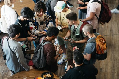 Cardists share new shuffles during Cardistry-Con 2019 in Portland, Oregon.