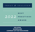 Frost &amp; Sullivan Awarded Duopharma Biotech with the 2022 Malaysian Company of the Year Award