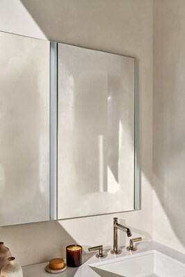 Robern M Series mirrored cabinet with an integrated LED night light