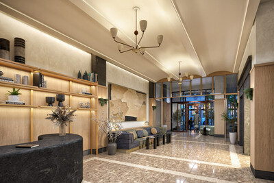 Mint House Lobby Rendering