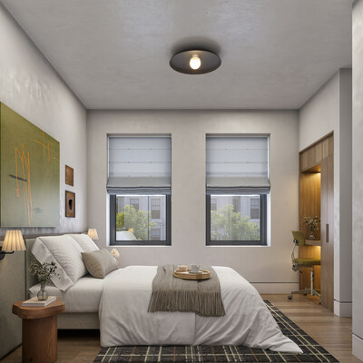 Mint House Unit Bedroom Rendering