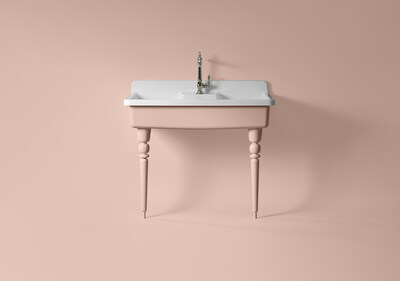 Kohler Farmstead Kitchen sink in Peachblow