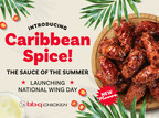 The Sauce of the Summer: bb.q Chicken Launches Brand-New Caribbean Fusion Flavor on National Wing Day
