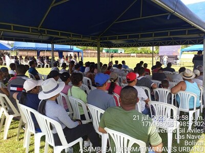 Figure 1 – El Domo Project Public Consultation in Las Naves (July 2023) (CNW Group/Adventus Mining Corporation)