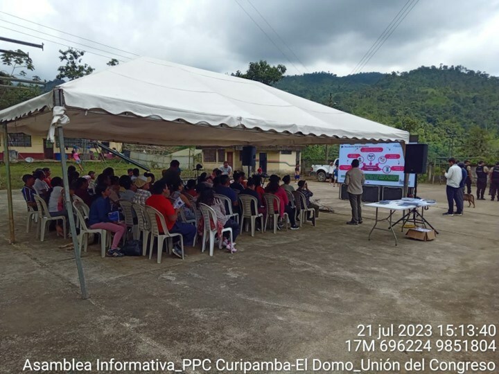 Figure 3 – El Domo Project Public Workshop in Community of Unión del Congreso (July 2023) (CNW Group/Adventus Mining Corporation)