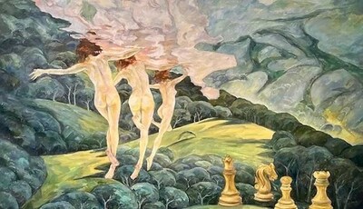 Elena Von Kohn's "Pieces of Eden" Achieves Record-Breaking Auction Success at John Moran Auction House