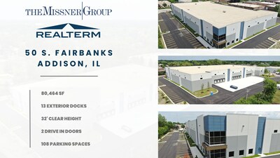 Photos of The Missner Group and Realterms completed development in Addison, Illinois