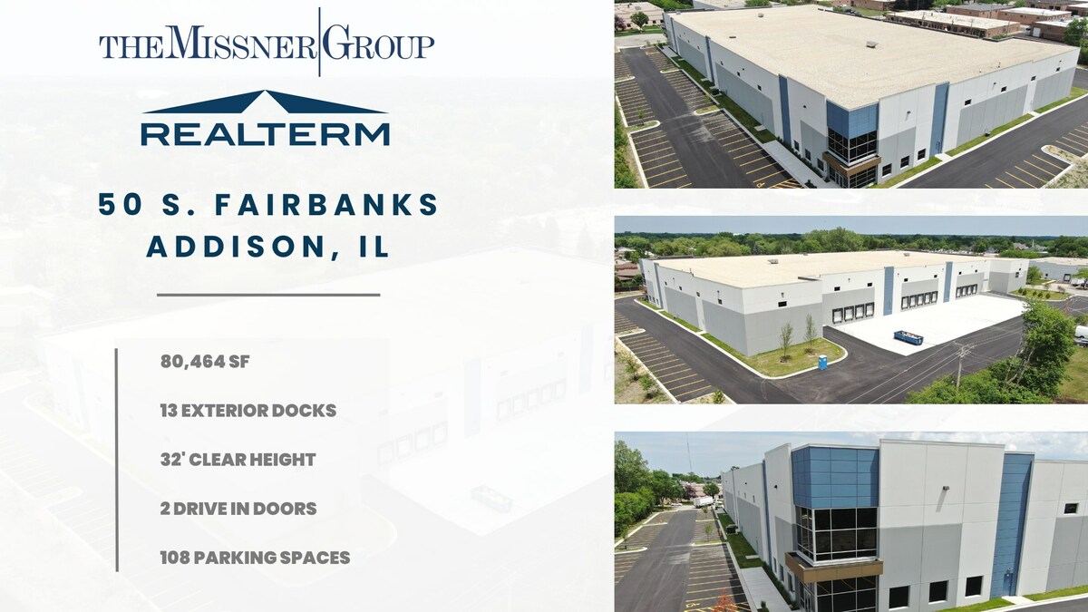 The Missner Group Announces Completion of Addison Industrial Project With Partner Realterm - Vimarsana News