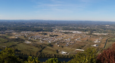 Aerial view of Holston Army Ammunition Plant. (Credit: BAE Systems)