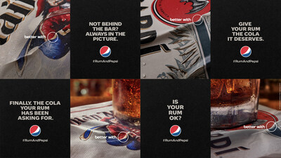 Even when Pepsi isn’t behind the bar, it is always in the picture. #RumandPepsi